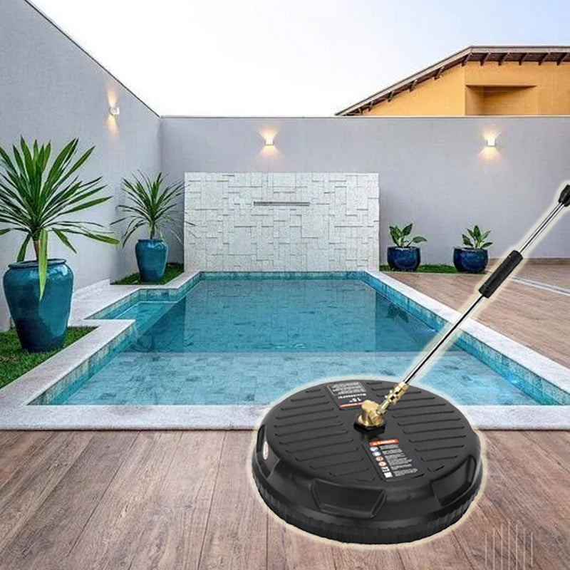 💦🔥 Mehrzweck-Druckreiniger – Flächenreiniger für Hof & Terrasse. 🚶‍♂️✨ Rückenfreundlich im Stehen reinigen – inkl. 2 Reinigungsstäbe. Kraftvoll & kompakt!