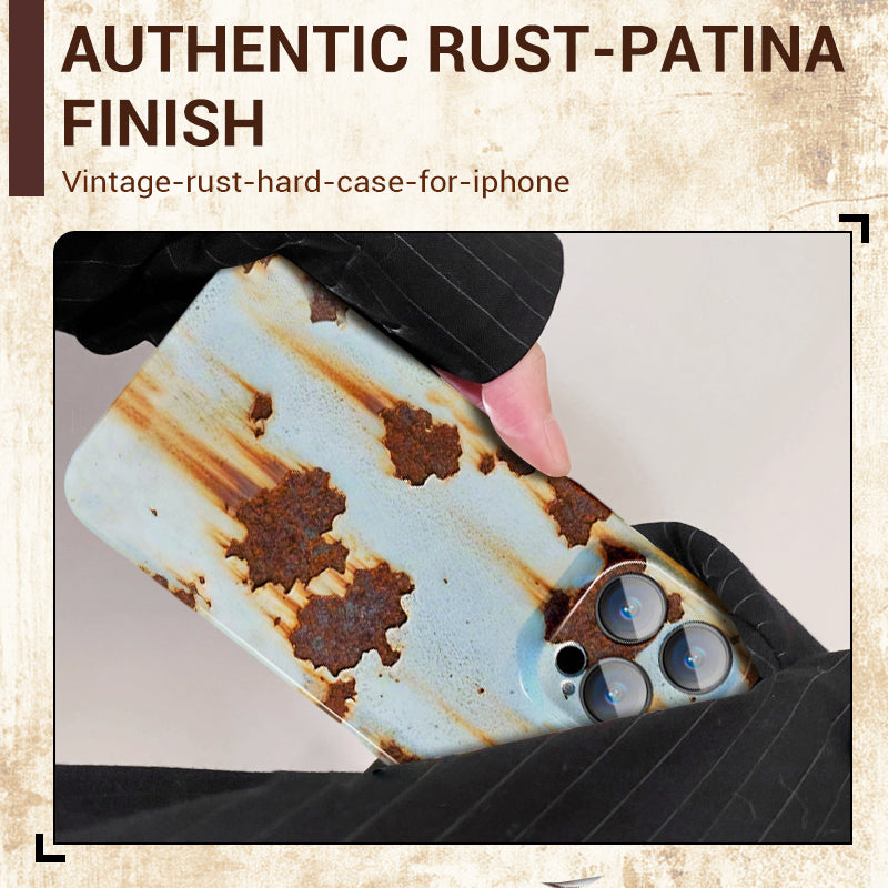 🏆【EXKLUSIV】Vintage Roest Hardcase für iPhone – JETZT MIT 49% RABATT! 👑📱