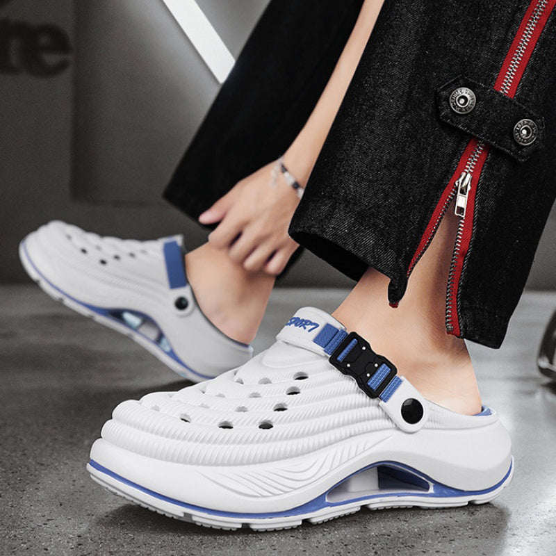 📢📢50% RABATT! ⏰Herren Clogs für Sommer – Komfortable Sandalen mit Rutschfestem, Dickem Boden, Ideal für Outdoor🌞🏖️