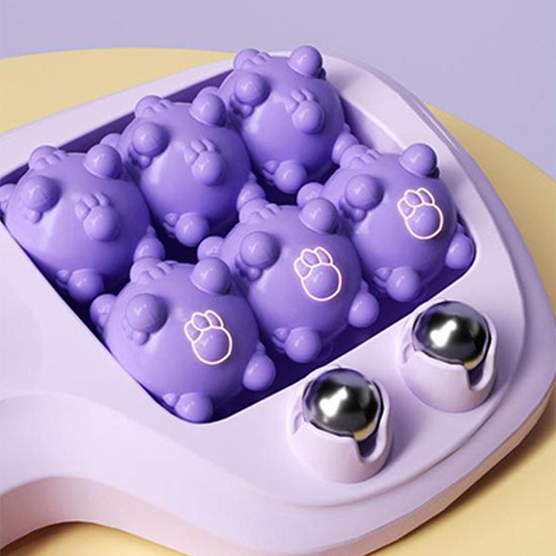 💜Der bequemste Blutkreislauf-Förderer💜Tragbare Doppelfußmassagewalze