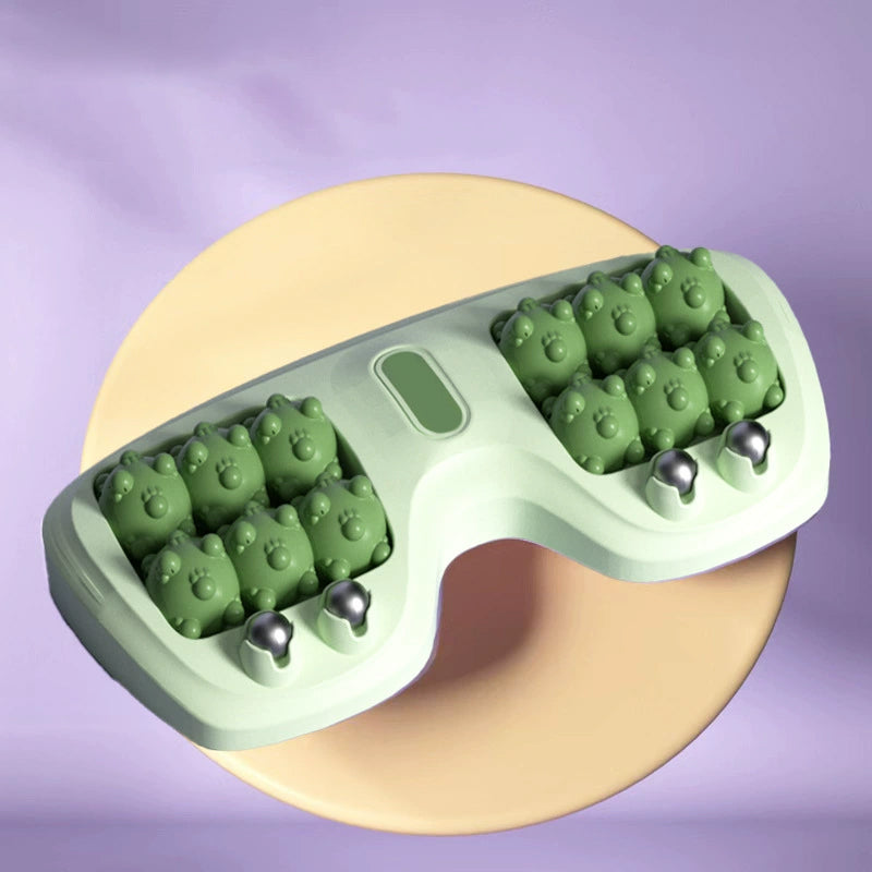 💜Der bequemste Blutkreislauf-Förderer💜Tragbare Doppelfußmassagewalze