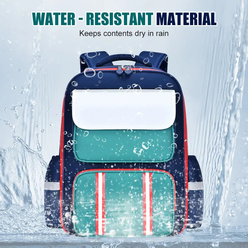 🎒 Schulrucksack mit Rückenschutz & wasserdichtem Material – Leicht (550g), reflektierend & perfekt organisiert!
