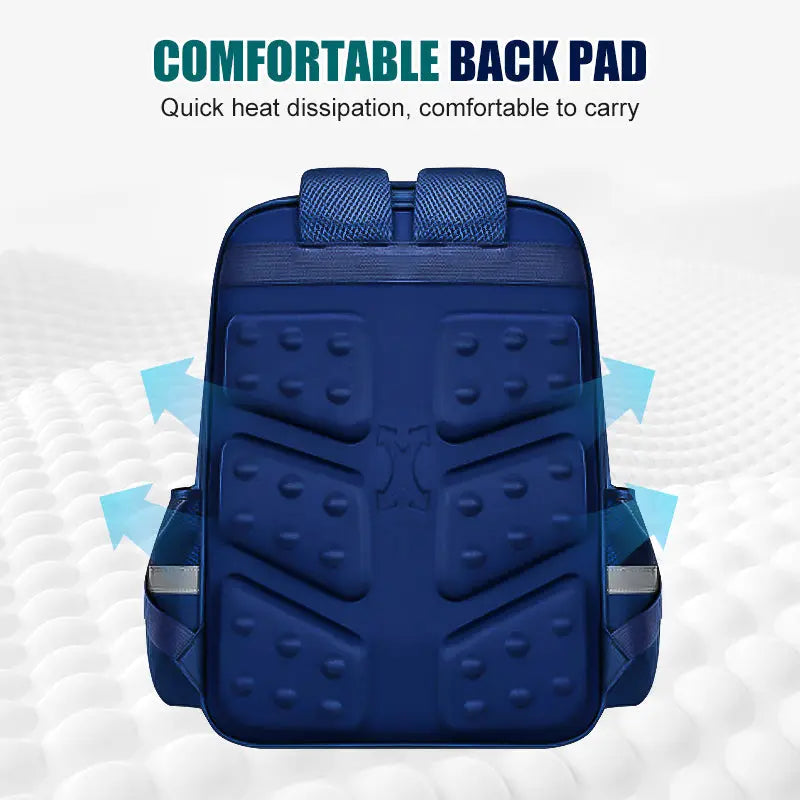 🎒 Schulrucksack mit Rückenschutz & wasserdichtem Material – Leicht (550g), reflektierend & perfekt organisiert!
