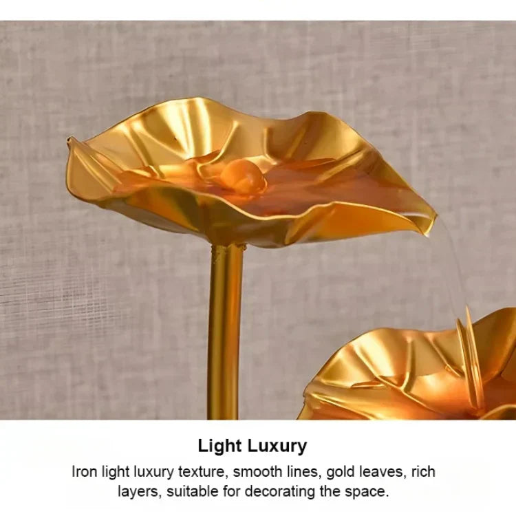 Luxuriöses kreatives Lotus-Fischglas-Ornament