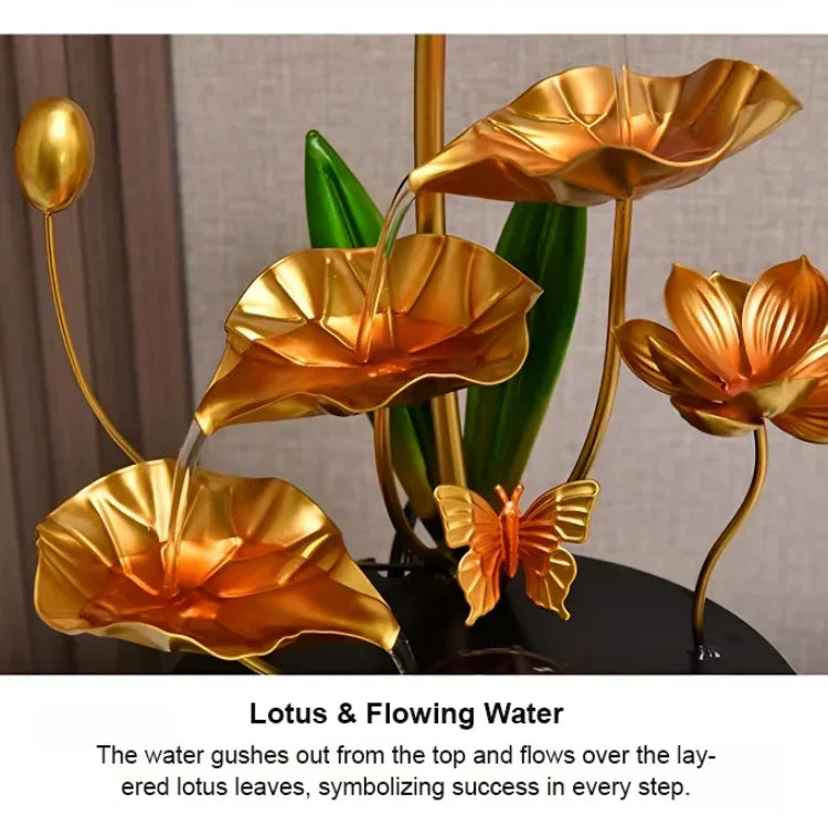 Luxuriöses kreatives Lotus-Fischglas-Ornament