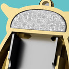 Kleine klappbare Edelstahl-Eulenklammer