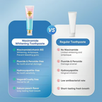 ✨🦷 Professionelle Aufhellung mit Niacinamid: Unsere Zahnpasta entfernt Verfärbungen effektiv 🦷✨für klinisch belegte, strahlende Ergebnisse in 14 Tagen.