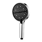 🚿Pommeau de douche à effet pluie haute pression réglable 💦 Inclinaison à 360°, surface facile à nettoyer, compatibilité avec les flexibles de douche standard 💧