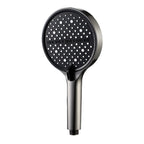 🚿Pommeau de douche à effet pluie haute pression réglable 💦 Inclinaison à 360°, surface facile à nettoyer, compatibilité avec les flexibles de douche standard 💧