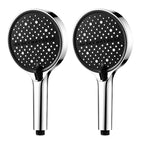 🚿Pommeau de douche à effet pluie haute pression réglable 💦 Inclinaison à 360°, surface facile à nettoyer, compatibilité avec les flexibles de douche standard 💧