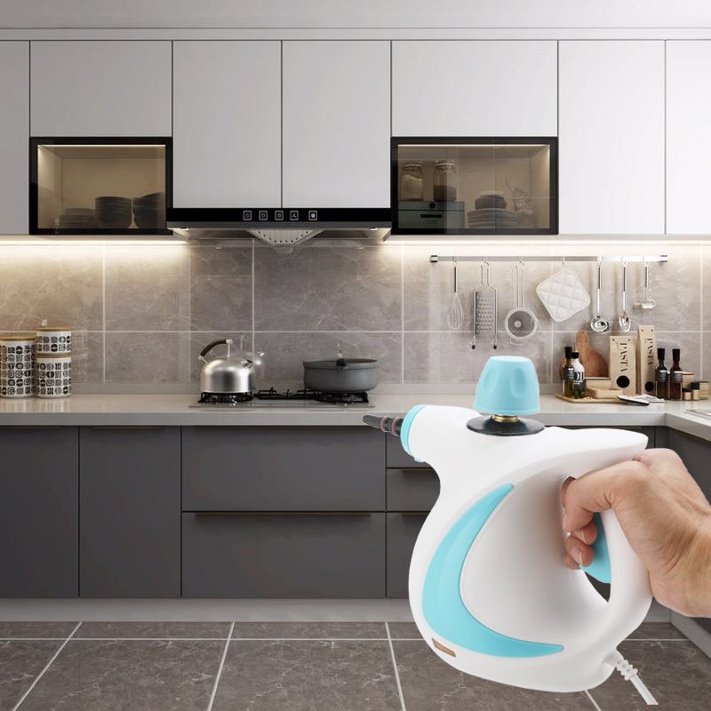 ✨🌟Der All-in-One Dampfreiniger🌈🌈Spürt hartnäckiges Fett & Bakterien aus Küche, Bad & Auto in 15 Sek. weg💫Kontinuierlich 20 Min. chemiefrei reinigen. Leicht & effizient.