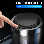 🚂🚂Sicherheits-Aschenbecher fürs Auto🚬🚬Flammhemmend mit LED-Licht und Löschschale