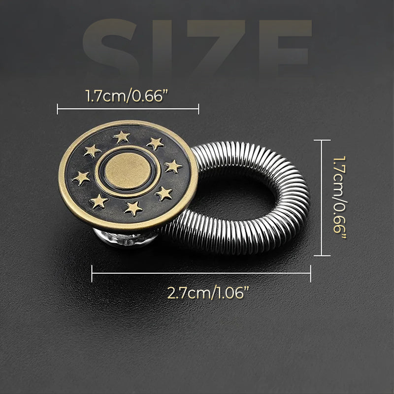 🔩👖 Robust & Nachhaltig: Metall-Knopf mit Verstärkungsfeder für Jeans-Reparatur & DIY 🛠️👖 Hochwertiger dauerhafter Halt – einfach angenäht!