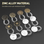 🔩👖 Robust & Nachhaltig: Metall-Knopf mit Verstärkungsfeder für Jeans-Reparatur & DIY 🛠️👖 Hochwertiger dauerhafter Halt – einfach angenäht!