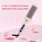 💇‍♀️🔥 32mm Ionen-Heizbürste – Locken & Volumen in 5min, glättet & stylt ohne Schäden ✨💨