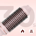💇‍♀️🔥 32mm Ionen-Heizbürste – Locken & Volumen in 5min, glättet & stylt ohne Schäden ✨💨