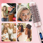 💇‍♀️🔥 32mm Ionen-Heizbürste – Locken & Volumen in 5min, glättet & stylt ohne Schäden ✨💨