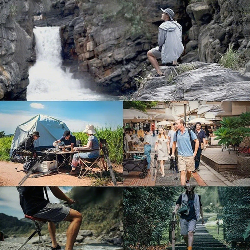 🔥💥 Bestseller: 2-in-1 Gehstock mit Klappstuhl 🪑✨ – Ideal für Ausflüge & Warteschlangen – stabil, leicht & sekundenschnell einsatzbereit!