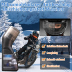 🏍️🏍️ Zwei kaufen, eins gratis dazu! ✨✨ Mikromolekulares Anti-Beschlag-Spray – verhindert sofort das Beschlagen und Vereisen von Fenstern, schonend zu allen Glasoberflächen, lang anhaltender Schutz. 🌫️🧽