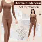 ❄️❄️Winter Sale 50 % RABATT🩱🩱Thermounterwäsche-Set für Dame
