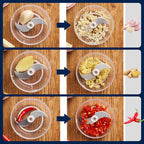 ⚡️🌿 Kraftvoller Großvolumen-Elektrohacker – Schnell, gründlich, vielseitig! Perfekt für gesunde Ernährung & nachhaltige Küche. 💪🥦