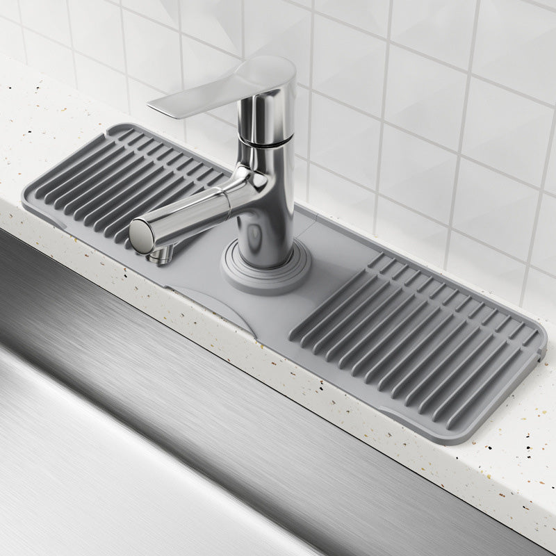 ☔️🚰 Schnelltrocknende Wasserhahnmatte ☔️🚰 für Küche & Bad | Schützt Arbeitsplatten vor Wasser & Flecken