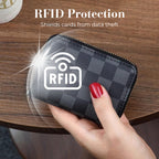 🔒💳  Dein Schutz gegen digitalen Diebstahl – Schlankes RFID-Blocker Wallet mit Reißverschluss. 🔐✨
