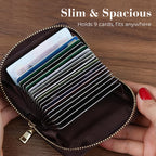 🔒💳  Dein Schutz gegen digitalen Diebstahl – Schlankes RFID-Blocker Wallet mit Reißverschluss. 🔐✨