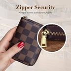 🔒💳  Dein Schutz gegen digitalen Diebstahl – Schlankes RFID-Blocker Wallet mit Reißverschluss. 🔐✨