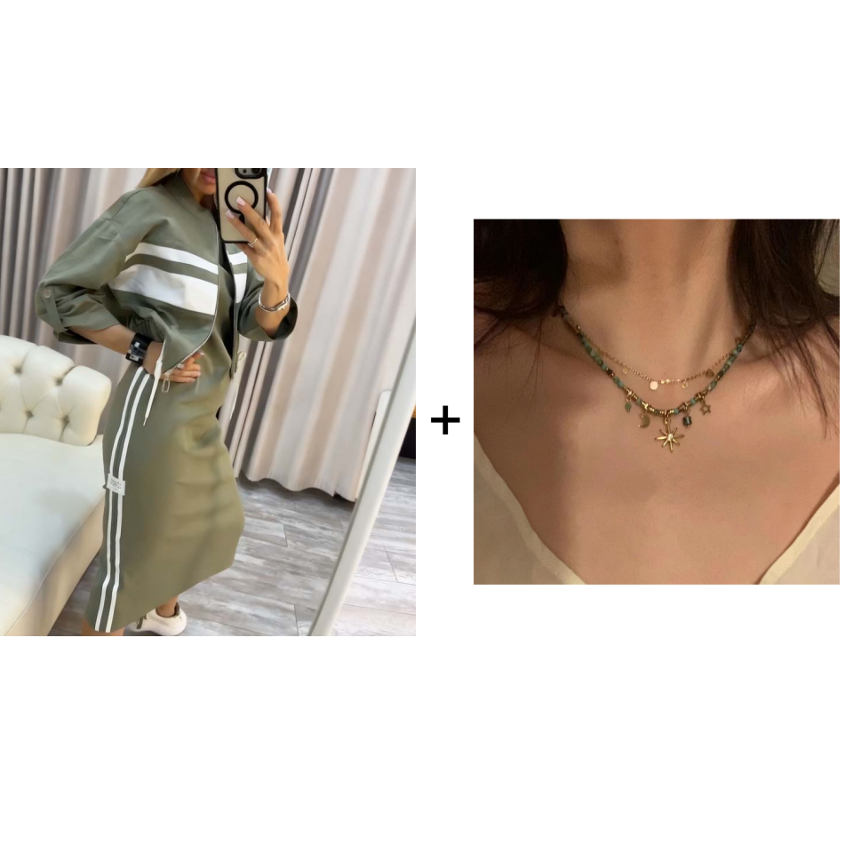 ❄️💖 Damen-Stehkragen-Jacke mit Kleid – edles 2-teiliges Set 🎀✨ Perfekt für Hochzeit, Büro & festliche Anlässe. Vielseitig kombinierbar, hochwertige Qualität.