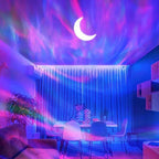 🌌✨ Nordlichtprojektor mit 360° Farbwechsel 🌟✨ für magische Sternenhimmel-Atmosphäre zu Hause