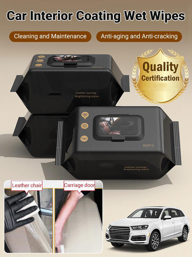 🌈🌈Feuchttücher für die Autoinnenbeschichtung【🔥42 % Rabatt】