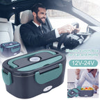 ✨🍴 Mobile Elektro-Brotdose mit Edelstahl – Direkt an der Steckdose warmhalten! 🔌🍱Ideal für Auto, Beruf & nachhaltigen Haushalt.