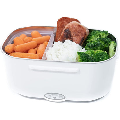 ✨🍴 Mobile Elektro-Brotdose mit Edelstahl – Direkt an der Steckdose warmhalten! 🔌🍱Ideal für Auto, Beruf & nachhaltigen Haushalt.