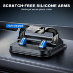 ✨✨ 360° drehbarer, faltbarer Handyhalter - 50 % Rabatt🚙🚙Universelles Design, rutschfeste Unterseite, geeignet für Schreibtisch, Auto und Reisen 🚗💻