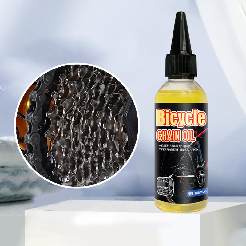 🛡️⚙️ Geräuschloses Kettenöl – Stoppt Kettenruckeln & Quietschen 💧💧 Für MTB, Rennrad & E-Bike – Sauber, haftstark & langlebig