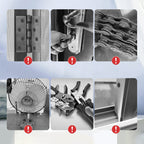 🛡️⚙️ Geräuschloses Kettenöl – Stoppt Kettenruckeln & Quietschen 💧💧 Für MTB, Rennrad & E-Bike – Sauber, haftstark & langlebig