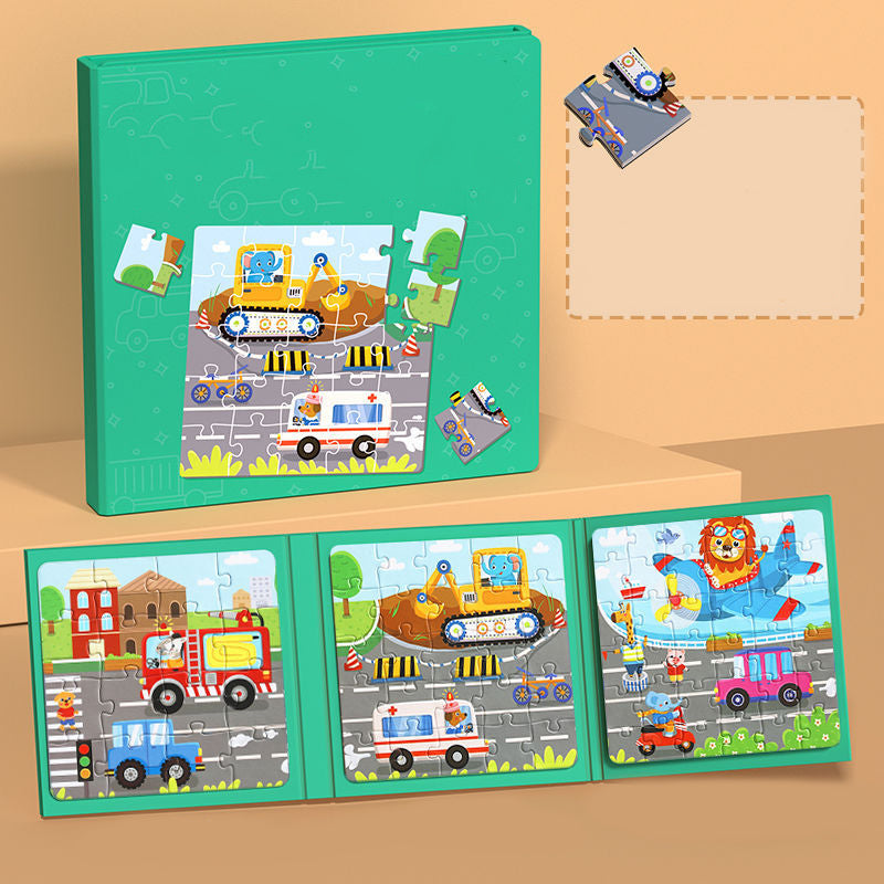 👶🧩 Magnetisches Baukastenbuch – Fördert Kreativität & Feinmotorik nachhaltig! 👏🎁 47% Rabatt: Pädagogisches Lernspielzeug für Kinder