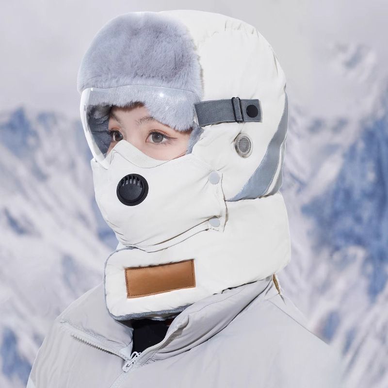 ❄️❄️Reflektierender Sicherheitsstreifen Warme Trapper-Mütze