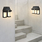 🔥60 % Rabatt🌟Wasserdichte Solar-Wandleuchte mit Bewegungssensor für den Außenbereich