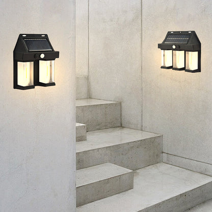 🔥60 % Rabatt🌟Wasserdichte Solar-Wandleuchte mit Bewegungssensor für den Außenbereich