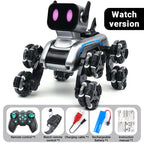 🤖✨ 50% RABATT! 8-Rad Stunt Roboter Hund – 360° Flips & Gestensteuerung 🐶🎮 Interaktives Spielzeug mit LED-Leuchten für Kinder