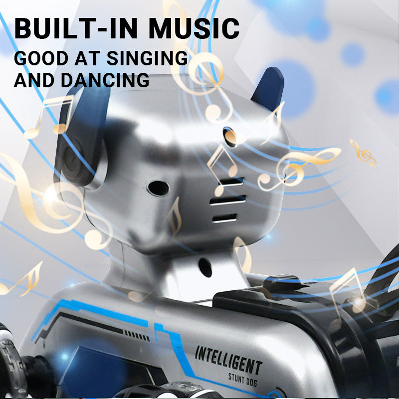 🤖✨ 50% RABATT! 8-Rad Stunt Roboter Hund – 360° Flips & Gestensteuerung 🐶🎮 Interaktives Spielzeug mit LED-Leuchten für Kinder