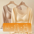 🩱🩱2025 neuestes Modell🔥🔥Damen nahtloses Thermo Top mit eingebautem BH