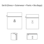 🏠⭐Unverzichtbar für jeden Haushalt🧺🌊 Set mit Netz-Wäschesäcken mit Reißverschluss