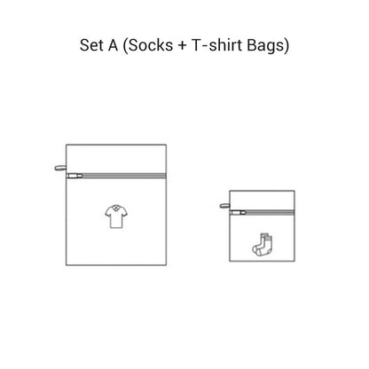 🏠⭐Unverzichtbar für jeden Haushalt🧺🌊 Set mit Netz-Wäschesäcken mit Reißverschluss
