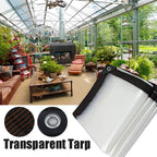 🛡️🌧️ 2er Set transparente PE-Regenschutzplane | wasserdicht & reißfest für Terrasse, Garten, Baustelle – inkl. Ösen & UV-Schutz 🔩🏠 Schützt Möbel, Holz, Geräte zuverlässig vor Nässe & Schmutz – drinnen & draußen.
