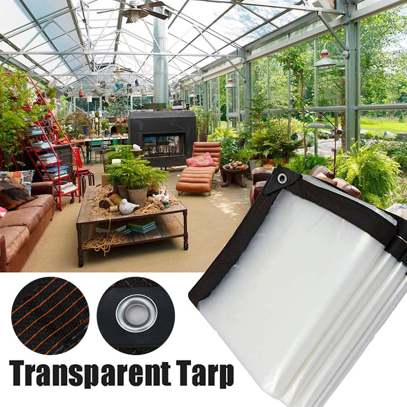 🛡️🌧️ 2er Set transparente PE-Regenschutzplane | wasserdicht & reißfest für Terrasse, Garten, Baustelle – inkl. Ösen & UV-Schutz 🔩🏠 Schützt Möbel, Holz, Geräte zuverlässig vor Nässe & Schmutz – drinnen & draußen.