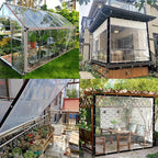 🛡️🌧️ 2er Set transparente PE-Regenschutzplane | wasserdicht & reißfest für Terrasse, Garten, Baustelle – inkl. Ösen & UV-Schutz 🔩🏠 Schützt Möbel, Holz, Geräte zuverlässig vor Nässe & Schmutz – drinnen & draußen.