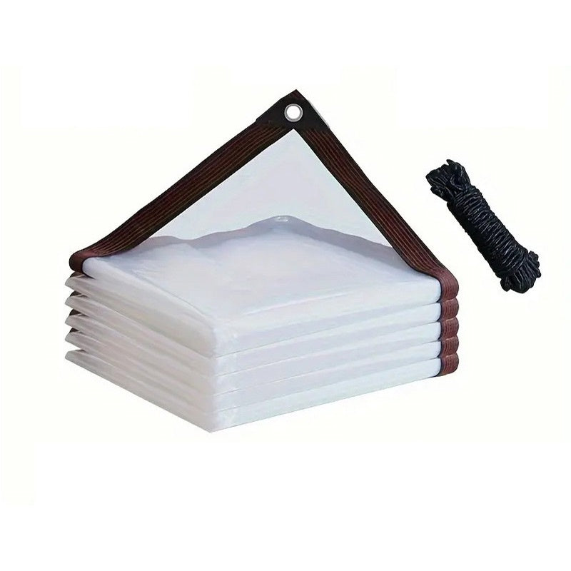 🛡️🌧️ 2er Set transparente PE-Regenschutzplane | wasserdicht & reißfest für Terrasse, Garten, Baustelle – inkl. Ösen & UV-Schutz 🔩🏠 Schützt Möbel, Holz, Geräte zuverlässig vor Nässe & Schmutz – drinnen & draußen.